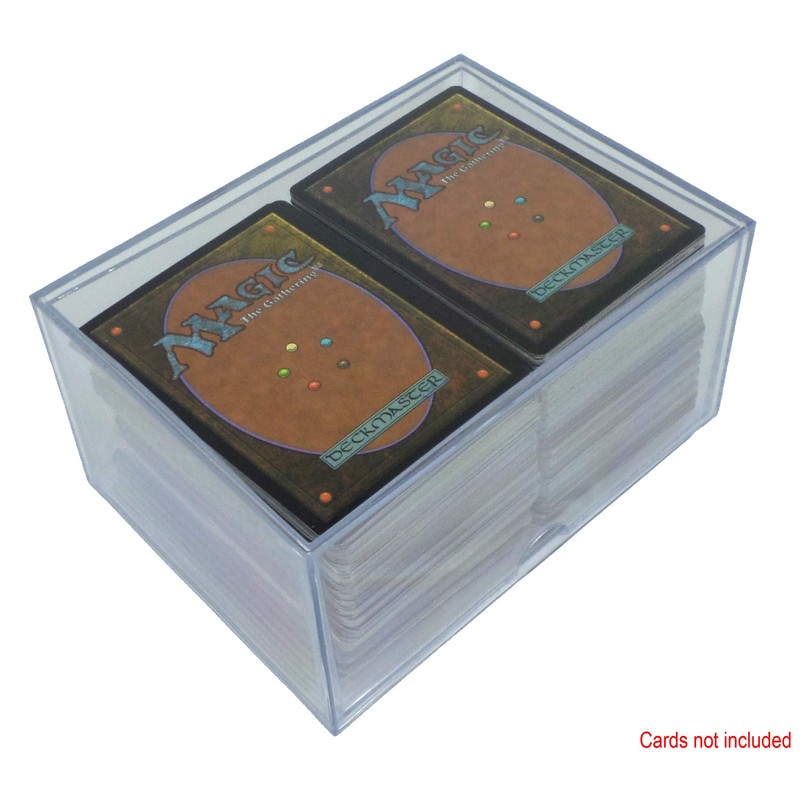 docsmagic.de 4 x 2-Piece Card Box 250-Count Slide - Clear