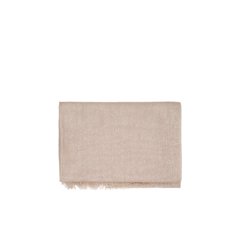 QUEEN HELENA Elegant lightweight festive scarf for women SC11, beige