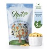 NUTS U.S. - Unsweetened Banana Chips | No Sulphure, Added