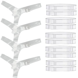 Anti Loose Shoe Straps Clear Transparent Invisible High Heel Shoe Straps Women Crossed Shoe Straps Belts Bands Clear Detachable Shoe Ankle Straps Gel Shoe Laces