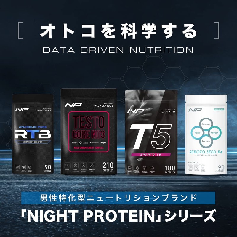 アナボリックピュアRTB テスノア LJ100 マカ ビタミンD3 配合サプリ 約30日分（1本）