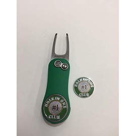 J&M Golf Pitchfix Hybrid 2.0 Switchblade Divot Tool with 2 Hole in #1 Club Markers
