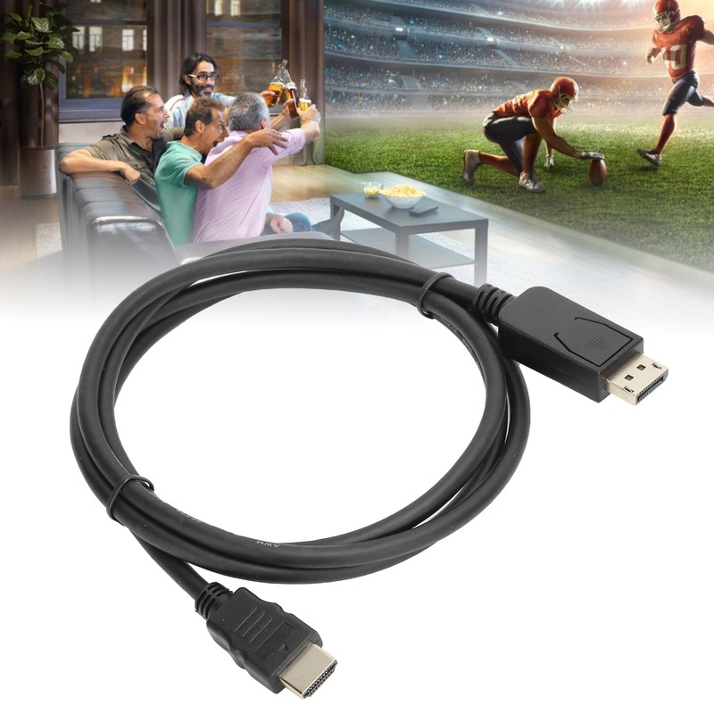 DP to HDMI Cable 4k Resolution for Projector Computer Network