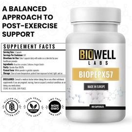BioWell Labs BioWell Labs Active Support Blend 1000mcg – Optimized Daily Formula for Active Lifestyle Support - Non-GMO, Gluten-Free & Vegan | 60 Caps
