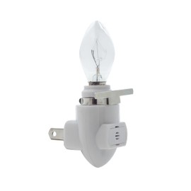 Creative Hobbies Auto On Sensor Plug in Night Light Module Includes 4 Bulbs and 4 Metal Clips, Great for Making Your Own Decorative Night Lights, Pack of 4 (White Sensor)