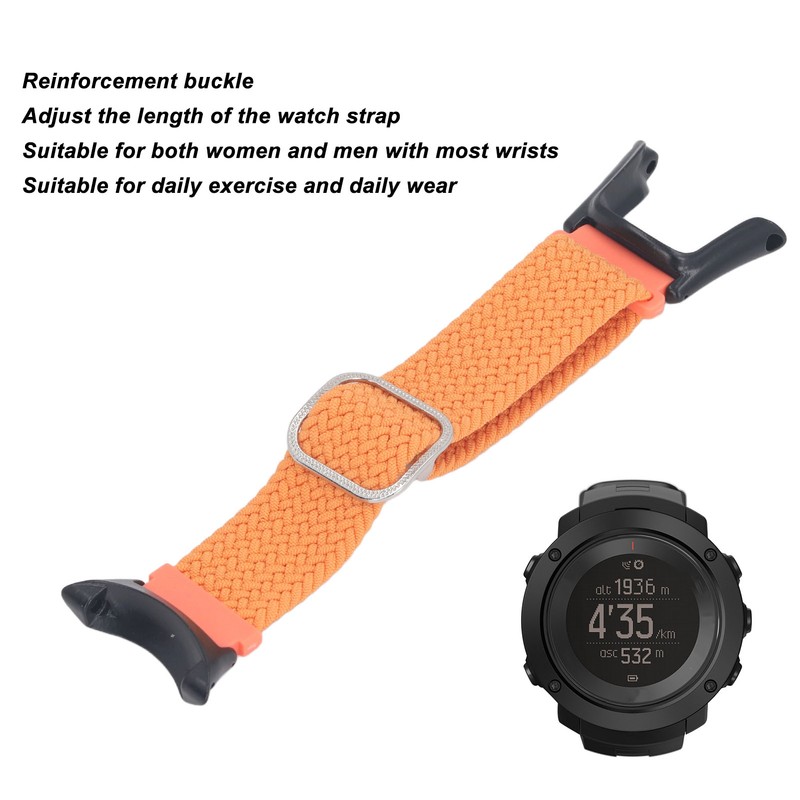 Weave Nylon Watch Band Washable Adjust Size Quick Release Watch