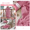 6 Pack Dusty Rose Cheesecloth Table Runner Gauze Table Runner