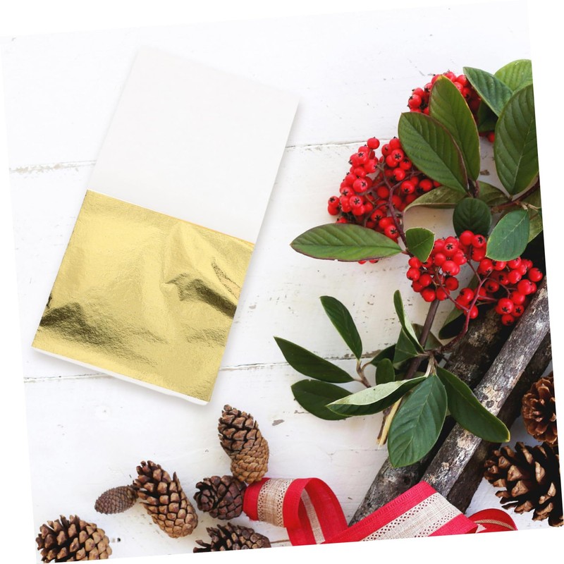 TEHAUX Gold Foil Paper Sheets 400pcs Multi-Purpose for Crafts Decorations