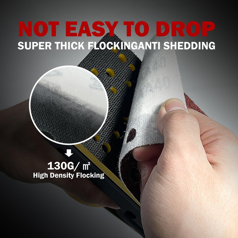 GEOGIEEW 35 PCS Sanding Sheets, 93 x 185 mm 8