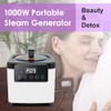 Smartmak Sauna Steamer Pot 2.6 L, Portable Steam Generator Set