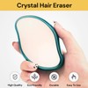 EZONEDEAL Crystal Hair Eraser for Women and Men, Reusable Crystal