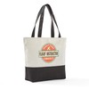 CafePress Flight Instructor Retro Canvas Tote Top Zipper Closure