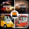 Solar Strobe Warning Safety Flashing Light LED Emergency Warning Light
