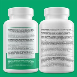 Vitasave Vitamin D3 2500 IU | High-Potency Immune Support, Bone Health & Mood Balance | Enhanced Absorption with Olive Oil | Non-GMO, Gluten-Free | 180 Softgels