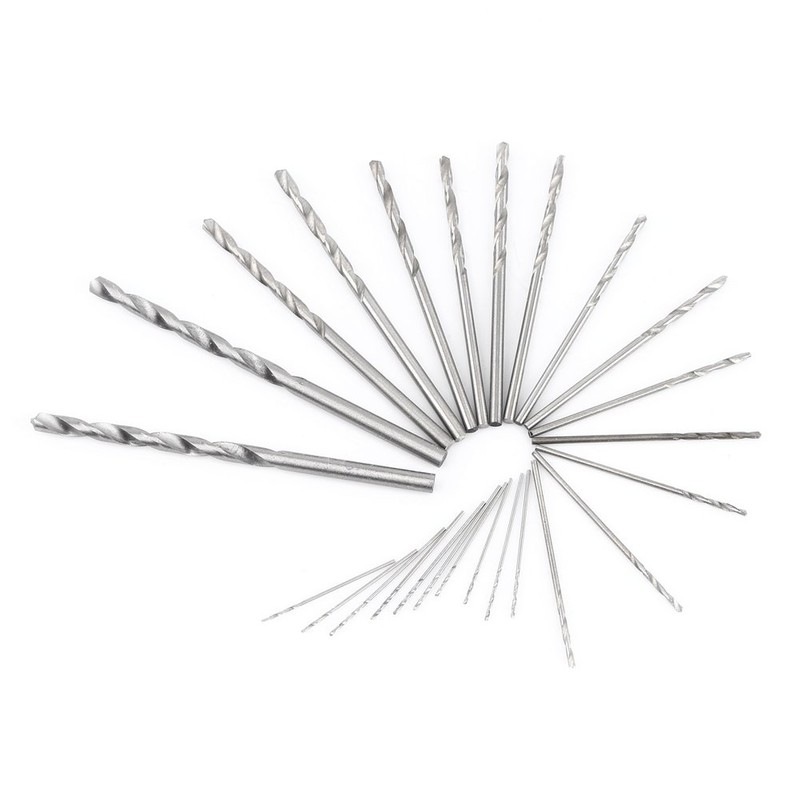 Mini Precision Pin Vise Hand Drill Bits with 25pcs Twist