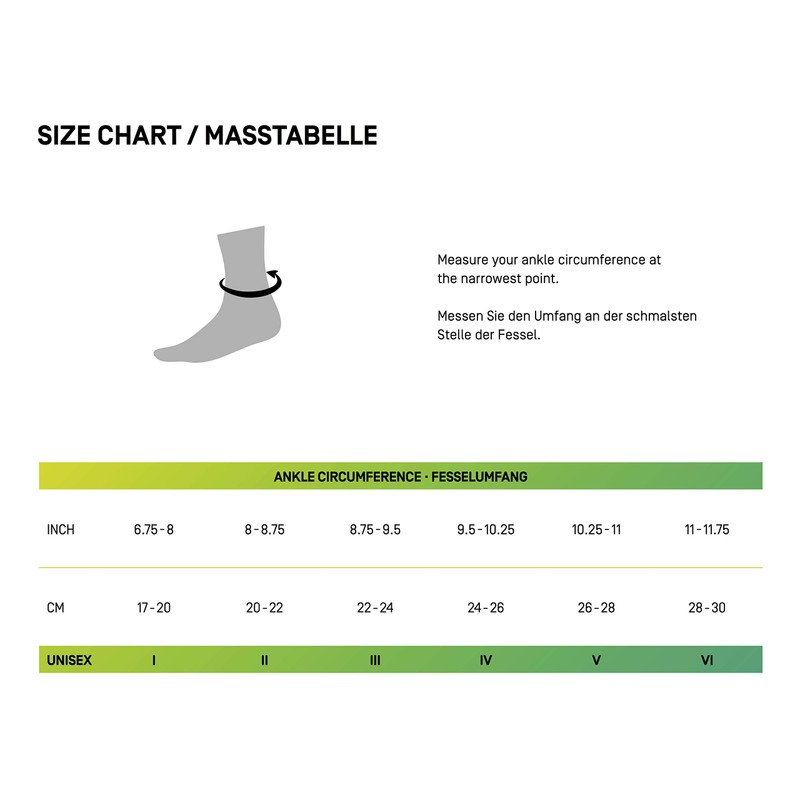 CEP Ortho Ankle Sleeve Sprungelenksbandage Gr. Gr. 5