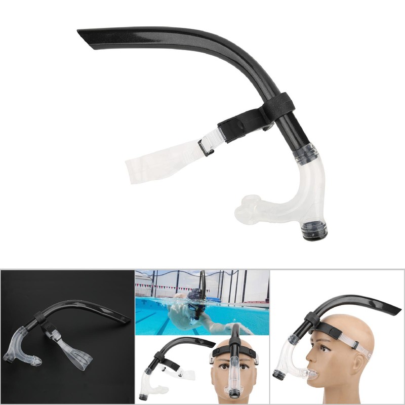 Front Loading Full Dry Swimming Training Breathing Tube Underwater Free