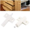 POWERTOOL Damper Buffers, Quiet Closer Damper Buffers Soft Close, White,