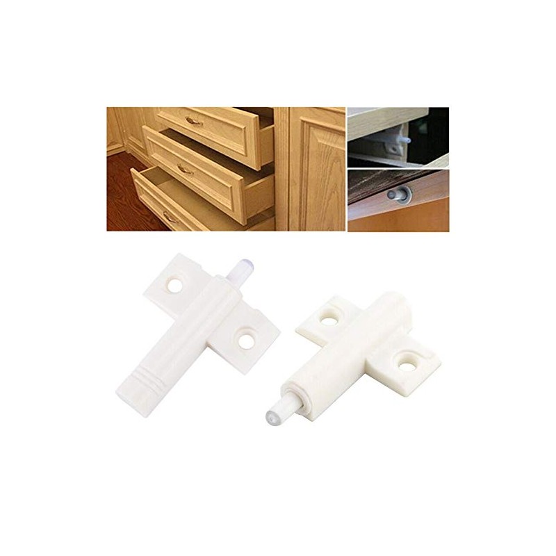 POWERTOOL Damper Buffers, Quiet Closer Damper Buffers Soft Close, White,