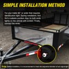 Nilight Trailer Light 16Inch 12 LED Red Running Brake Sequential