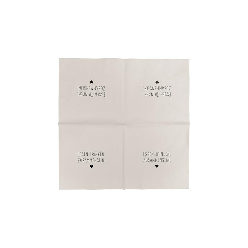 HEKU 100 napkins, 3-ply, 33 x 33 cm, food drinking