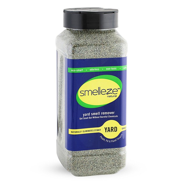 SMELLEZE Eco Yard & Concrete Smell Removal Deodorizer: 50 lb. Granules Rid Odor