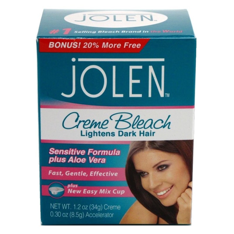 Jolen 1 Ounce Creme Bleach Mild Plus Aloe Vera (29ml)