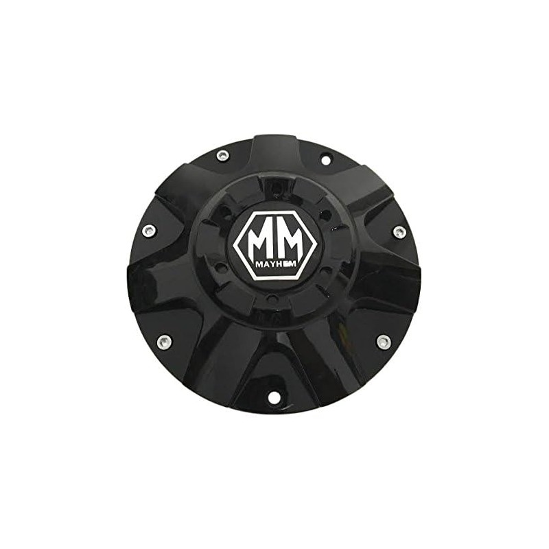 Mayhem Wheels C709501B C108060B 71312090F-12 Gloss Black Wheel Center Cap