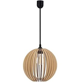 FKL DESIGN Home Deco VDA ZO1 Hanging Ceiling Light Pendant Light Made of Wood Various Variations Socket E27 Retro Vintage Wooden Lamp Lighting from VDA Series