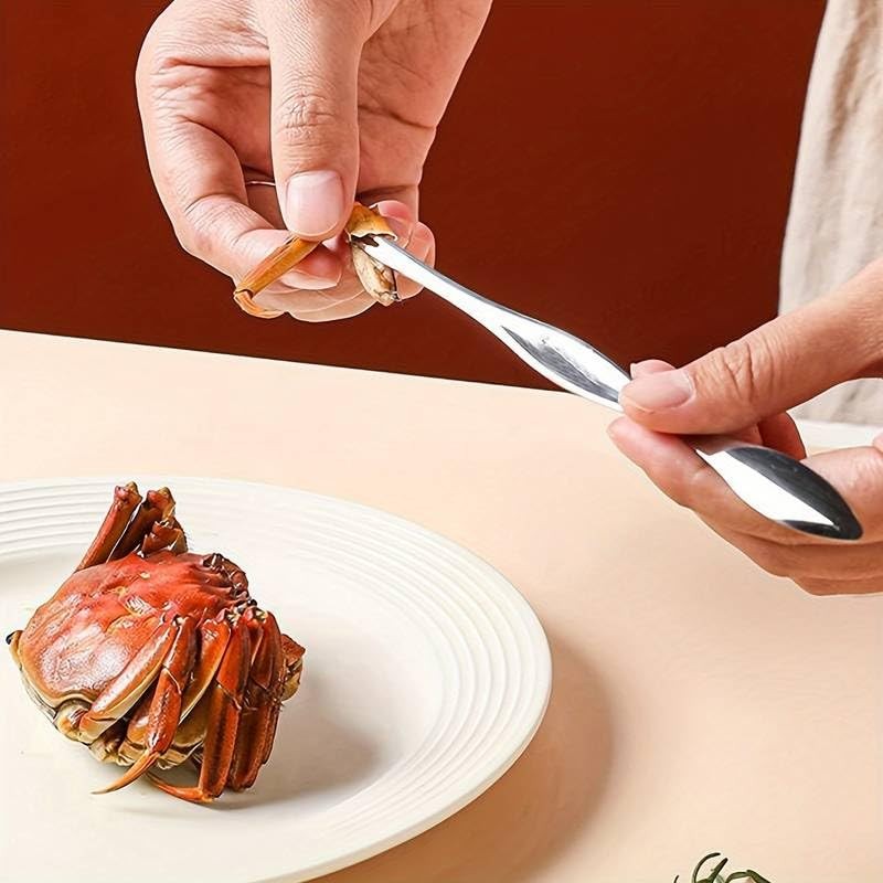 CHEFZOCO Seafood Tongs and Fork Seafood Tools Tongs and Fork