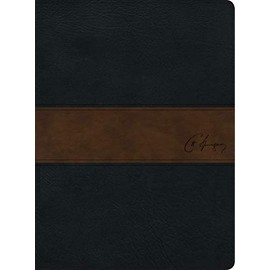RVR 1960 Biblia de estudio Spurgeon, negro/marrón símil piel