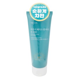 식물나라 저자극 페이스 앤 바디 저자극 선크림 자외선차단제 150ml 1개 Plant Kingdom Low Irritation Face & Body Low Irritation Sunscreen 150ml 1ea
