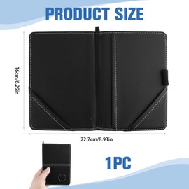 Golf Scorecard Holder PU Leather Golf Score Card Holder,Golf Scorecard Cover Waterproof Golf Score Cards Holder Accessories for Men Women