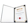 GraduatePro A4 Certificate Folder Golden Edge Certificate Holder Protective Cover
