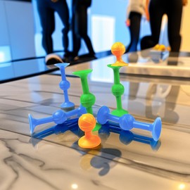 18pcs of Suction Cup Darts, A Set of Games with Strong Suction Power, Made of Silicone Material. Suitable for Board Games, Family Games, and Perfect for Enjoying with Friends and Family