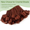 French Curl Braiding Hair Crochet Braids Ginger Box Braids Crochet