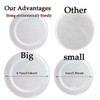 Boxweer 15PCS Yogurt Jar Lids - Clear Plastic, Reusable, BPA-Free