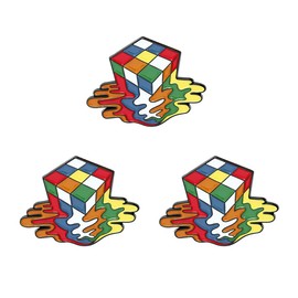 Ximimark 3 PCS Colorful Toy Enamel Pin Brooch Bag Clothes Lapel Pin Badge Cartoon Jewelry Gift for Kids Friends