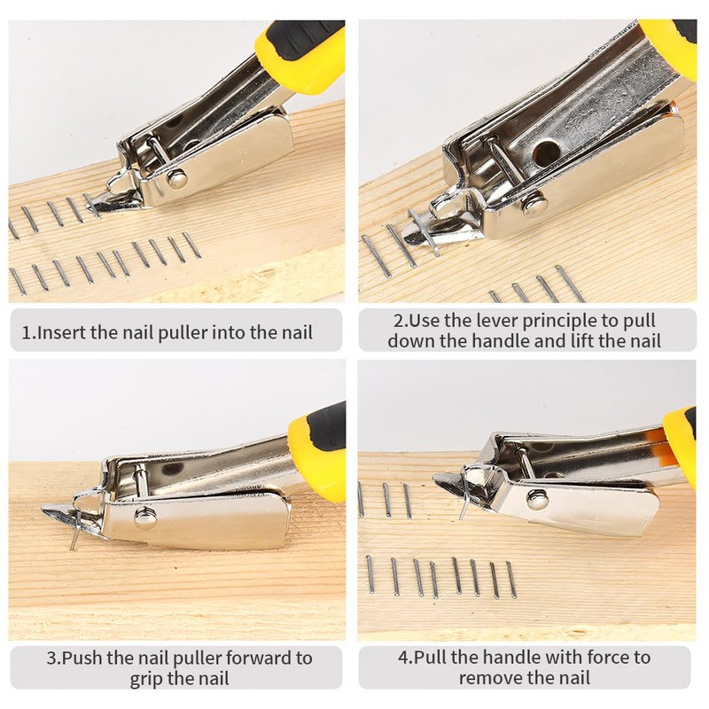 2PCS Staple Removers Heavy Duty Staple Remover Tool Strength Staple