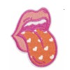 Unbranded ROLLING STONES - HEART TONGUE & LIPS - Embroidered