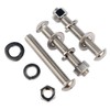 VAMUOEFL 3/8-16 Bolts, 1-1/2" Button Head Socket Cap Bolts Screws
