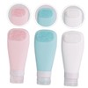 VICASKY 3Pcs Creative Liquid Dispenser Unique Bristle Cosmetics Bottle for