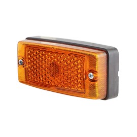 HELLA 2PS 004 361-001 Side Marker Light - 12/24V - mounting - Lens Colour: Yellow - left/right
