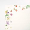 LST-239 (27) Strawberry Letter Set with Stickers, 12 Posts, 6