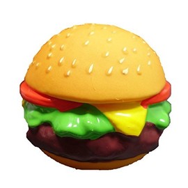 DoggyChewy Latex Fast Food Design Dog Toy (Hamburger)