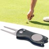 BiKING! Golfer Green Fork, Stainless Steel Golfer Fork Metal Folding