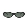 Dioptics Haven-Avalon Polarized Rectangular Fits Over Sunglasses, Black, Medium