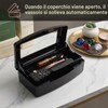 Sterilizzatore per strumenti per unghie, Vaschetta disinfettante con coperchio e