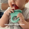 Frida Baby| Alimentador Push Pop Color Verde| Alimentador de silicona