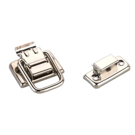 HIGHPOINT Draw Catch Small Nickel Finish 1-Piece with Screws